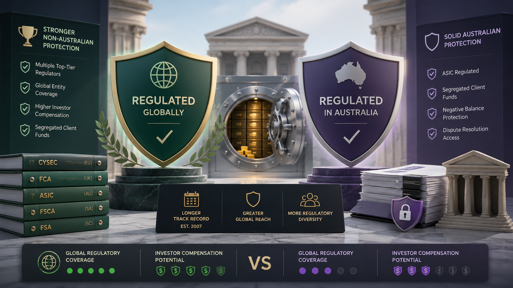 IC Markets vs Fusion Markets regulation and safety compared