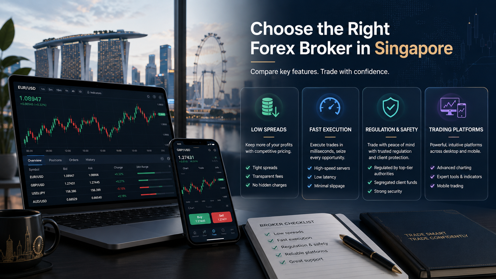 Top regulated forex brokers available to Singapore traders in 2026